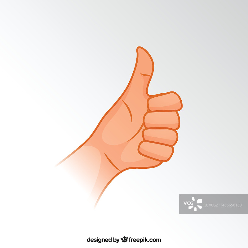 竖起大拇指图片素材