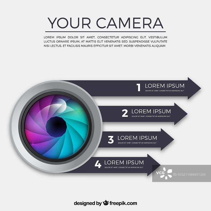 相机信息图图片素材