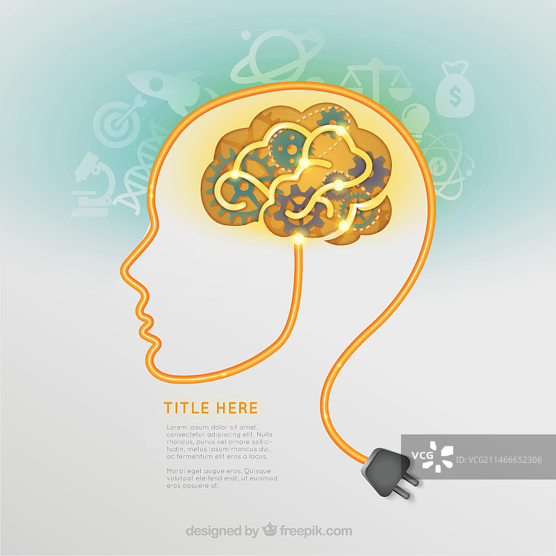 创意大脑想法图片素材