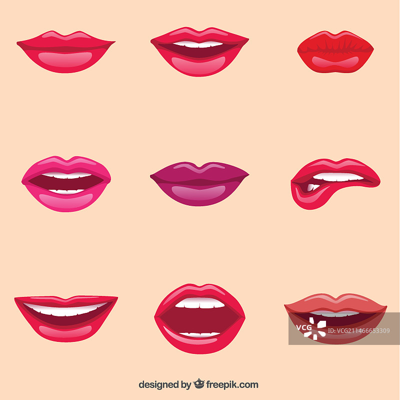 女性嘴唇图片素材