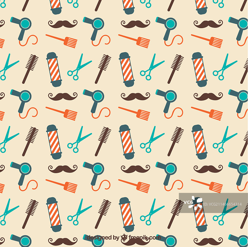 理发店图案图片素材