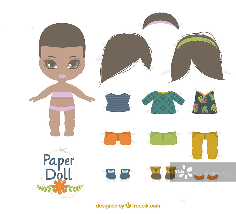 纸娃娃图片素材