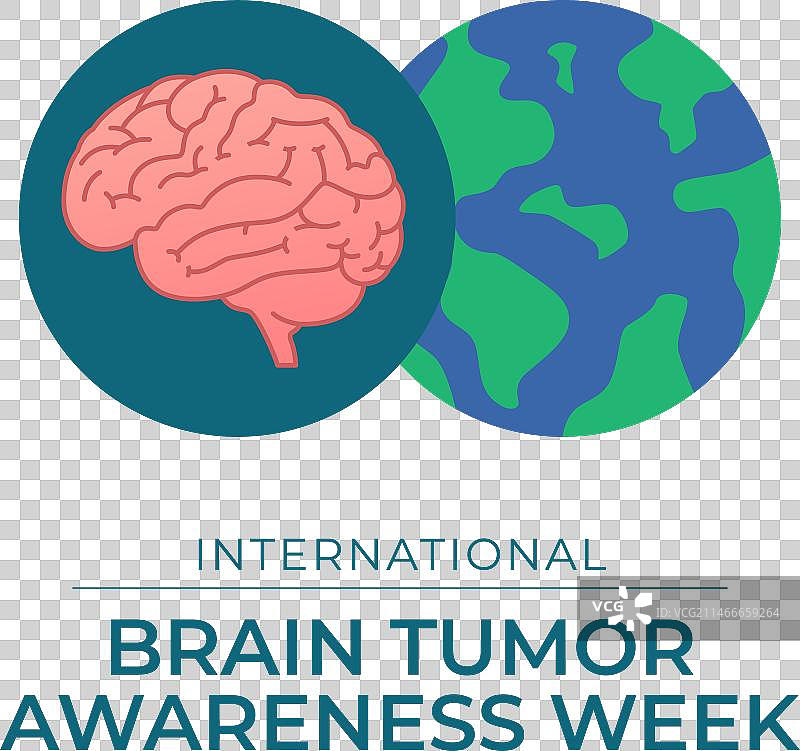 国际脑肿瘤宣传单图片素材
