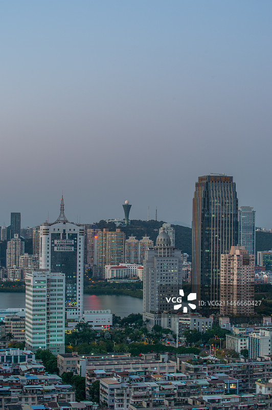 厦门湖滨南路沿线 筼筜湖周边图片素材