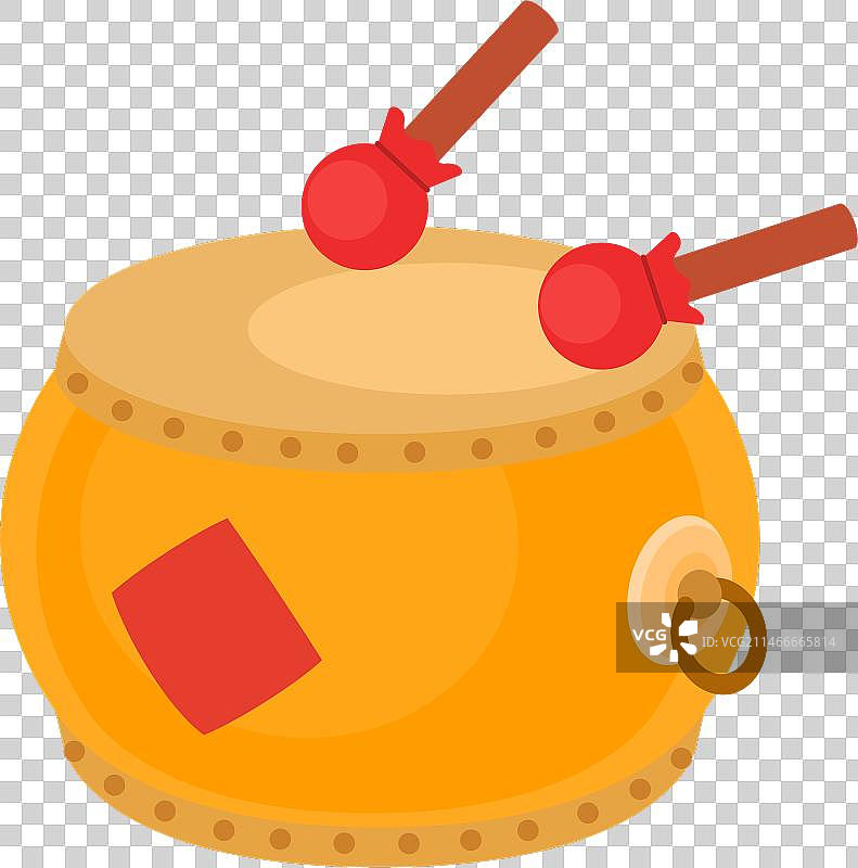 传统的春节鼓槌图片素材