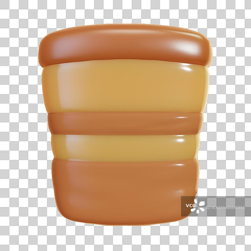 3D卡通红烧肉图片素材