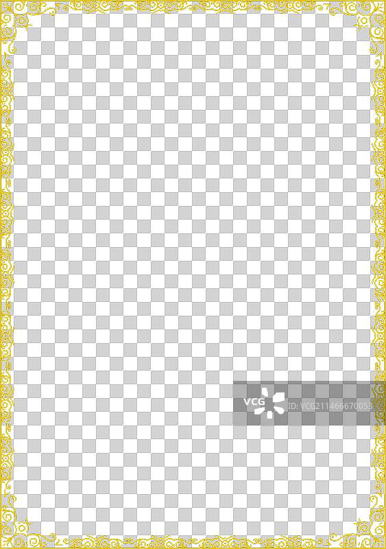 A4纸花卉边框邀请卡证书图片素材