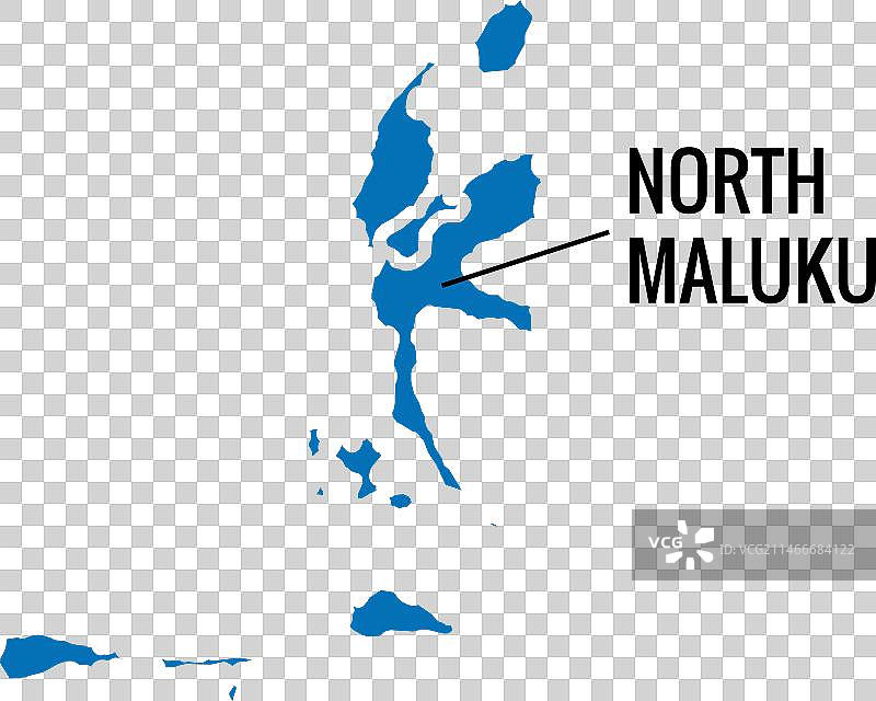北马鲁古省地图图片素材