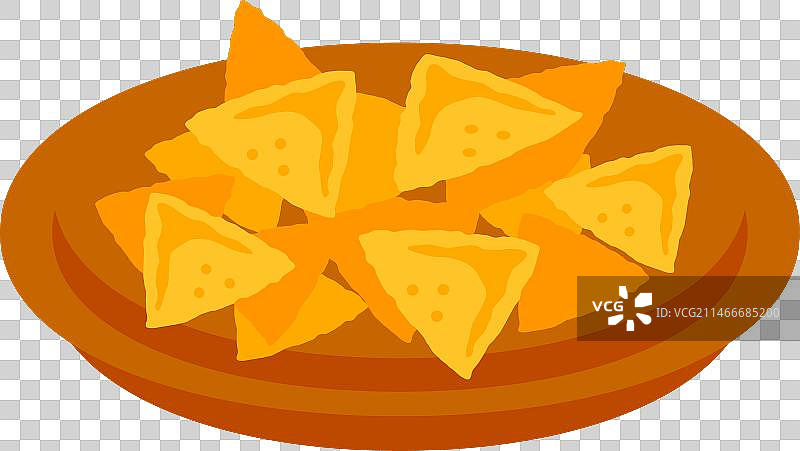 玉米片卡通美食图片素材