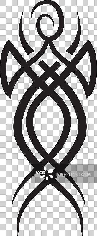 北欧部落细条纹图片素材