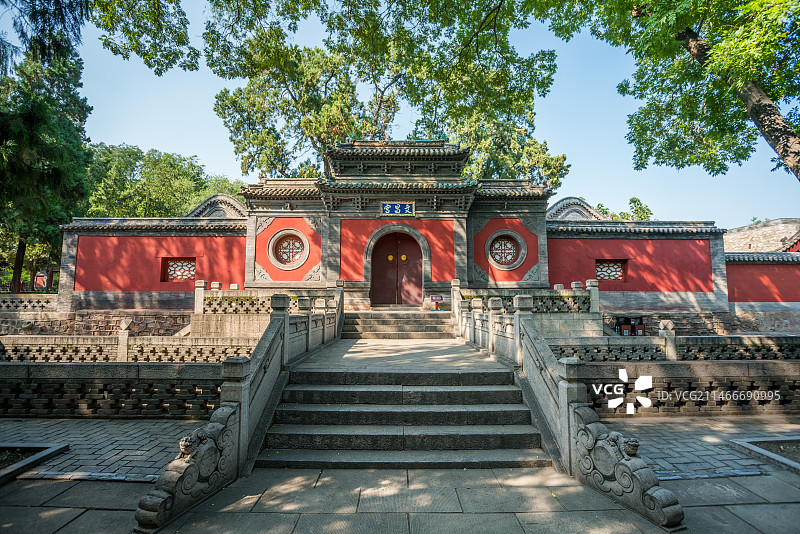 山西太原 晋祠 文昌宫  山西古建筑图片素材