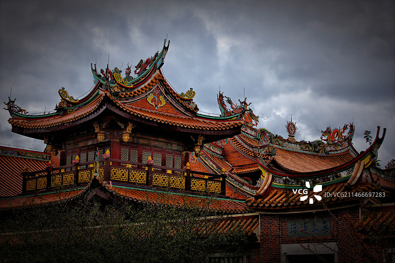 宝岛又一村妈祖庙图片素材