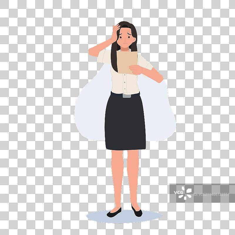 压力大的泰国大学生穿着校服图片素材