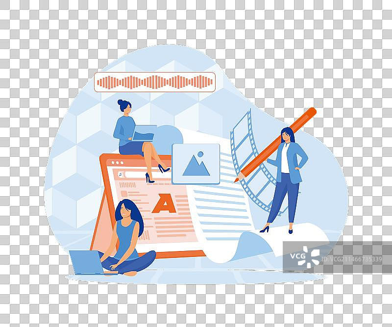 吸引人的内容博客媒体策划图片素材