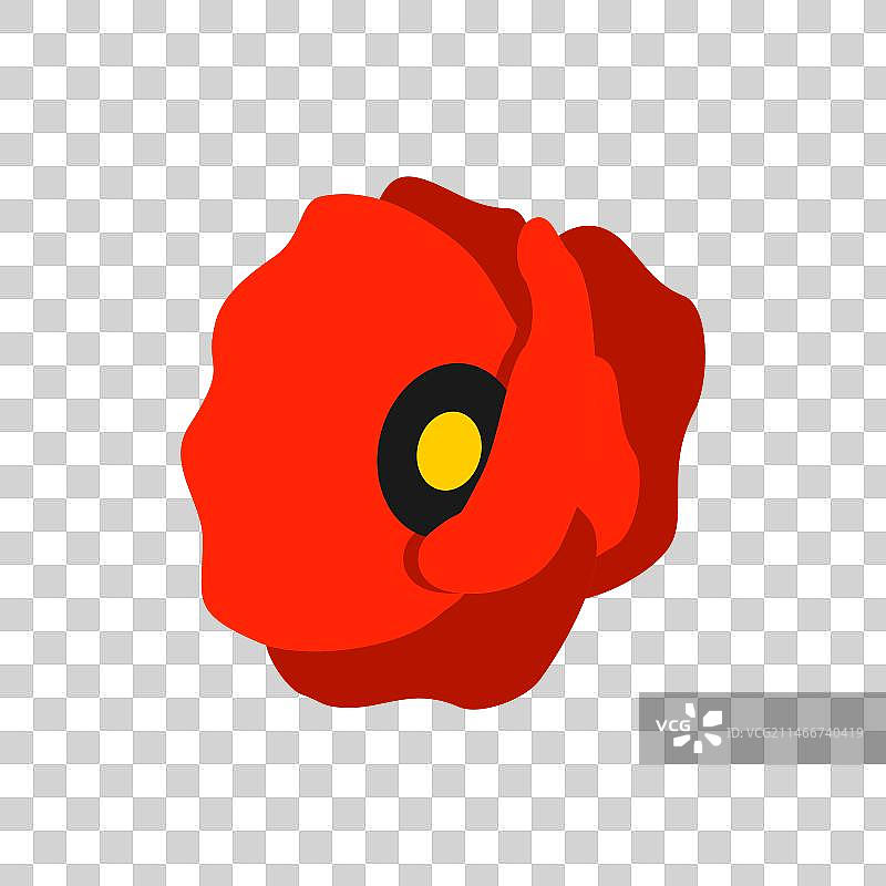 阵亡将士纪念日花朵元素设计图片素材