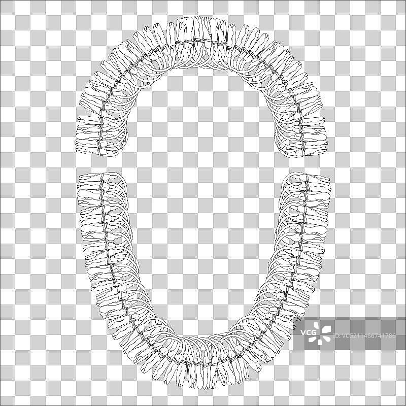 夏威夷花卉T恤领口装饰图片素材