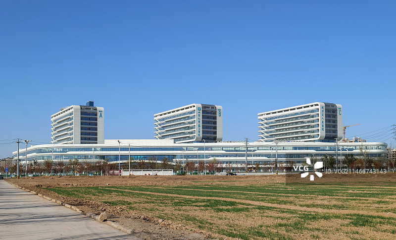 中国山东大学第二医院起步区新院图片素材