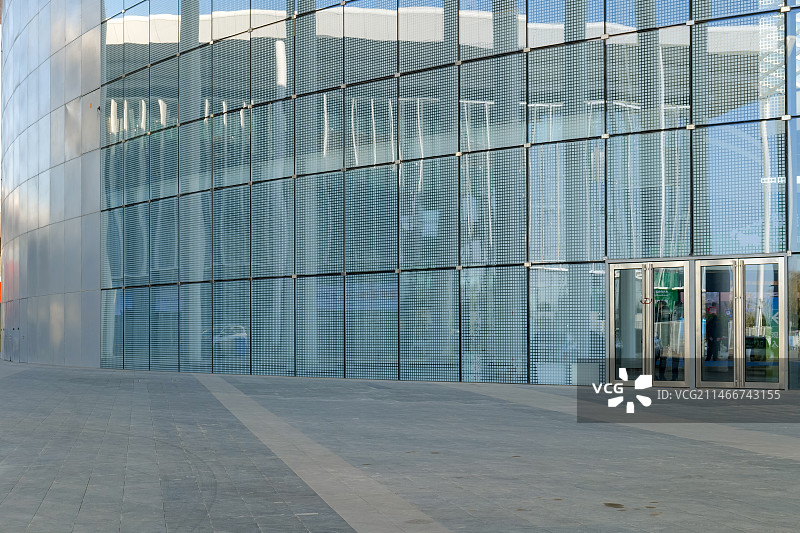 中国山东济南黄河国际会展中心展馆外景图片素材