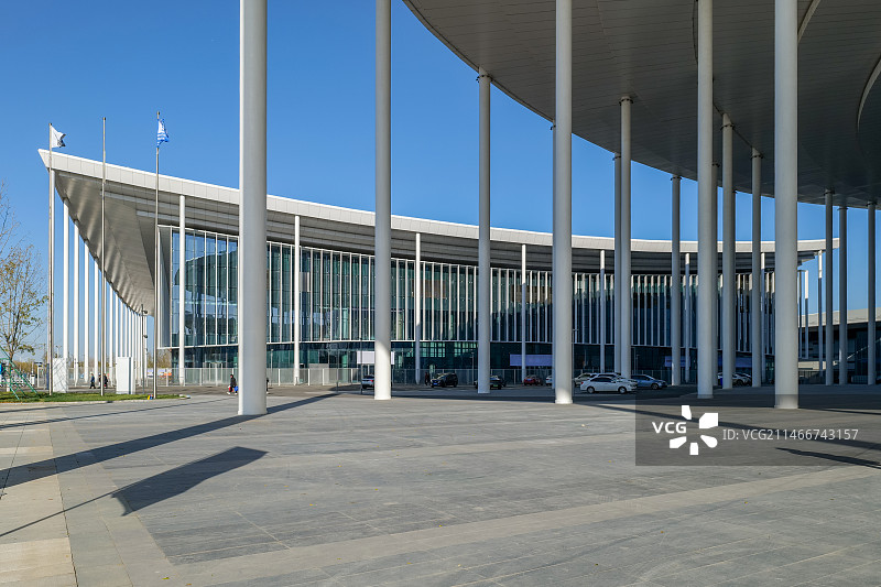 中国山东济南黄河国际会展中心外景图片素材