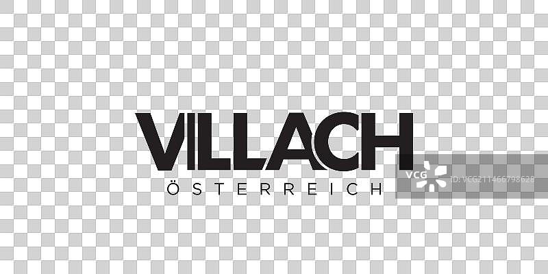 奥地利菲拉赫标志设计图片素材