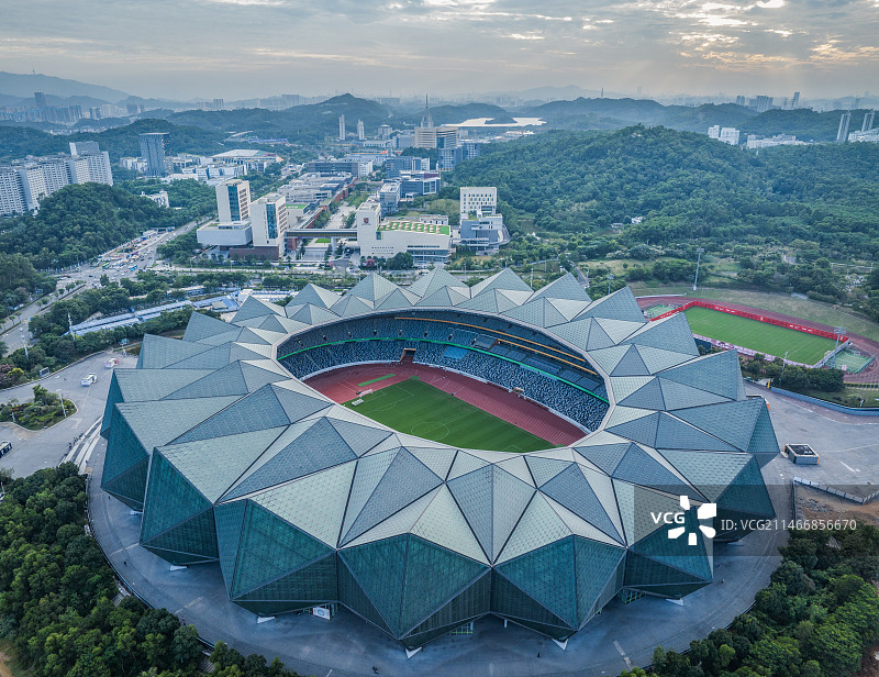 深圳龙岗大运体育中心图片素材