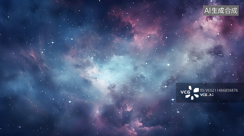 【AI数字艺术】梦幻宇宙插画图片素材