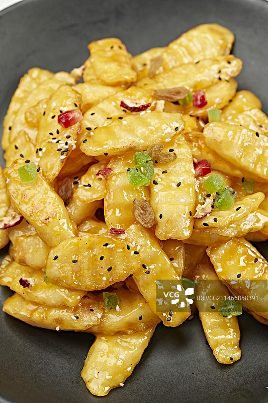 坚果干果拔丝铁棍山药图片素材