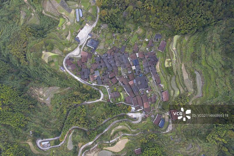 中国传统村落景宁小地村图片素材