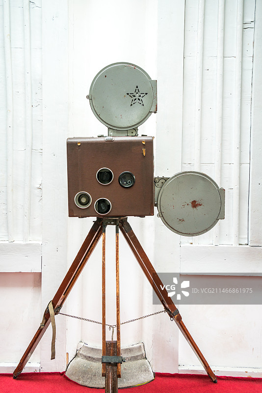 胶片电影机  老摄影机器图片素材