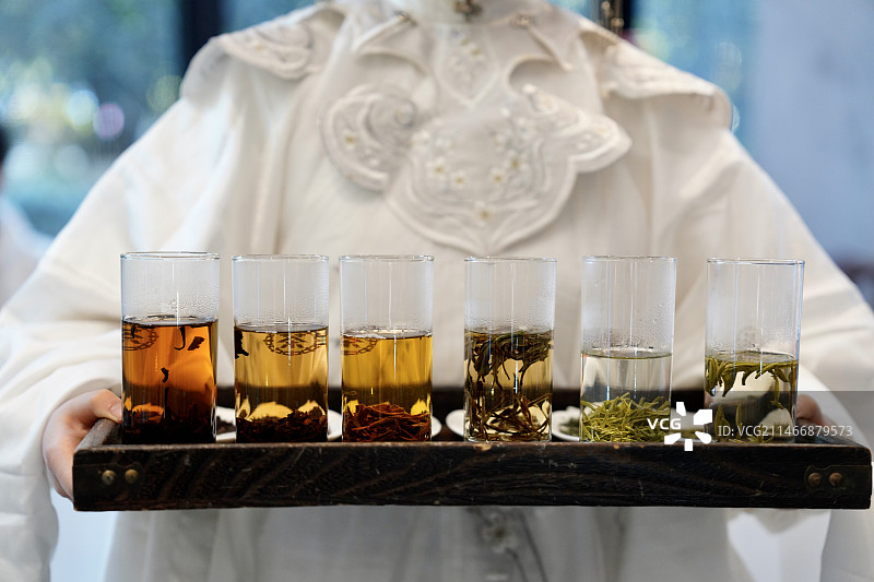 中国六大茶类图片素材