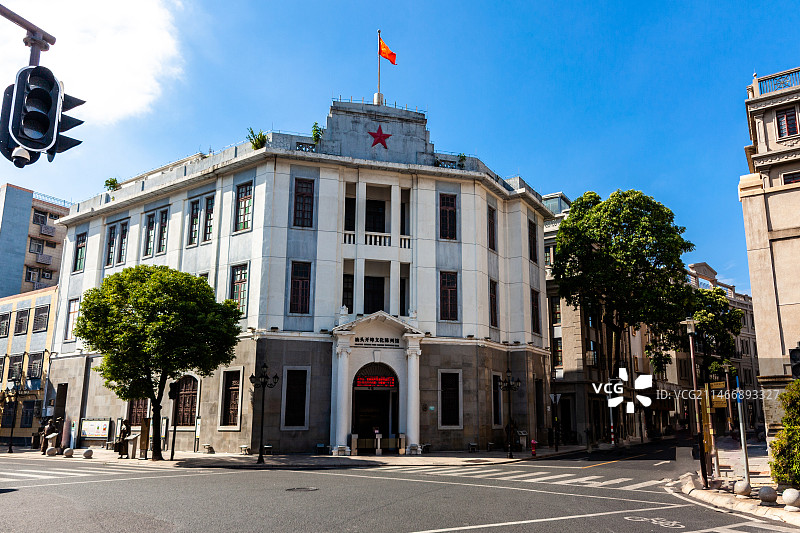 白天的汕头开埠文化陈列馆图片素材