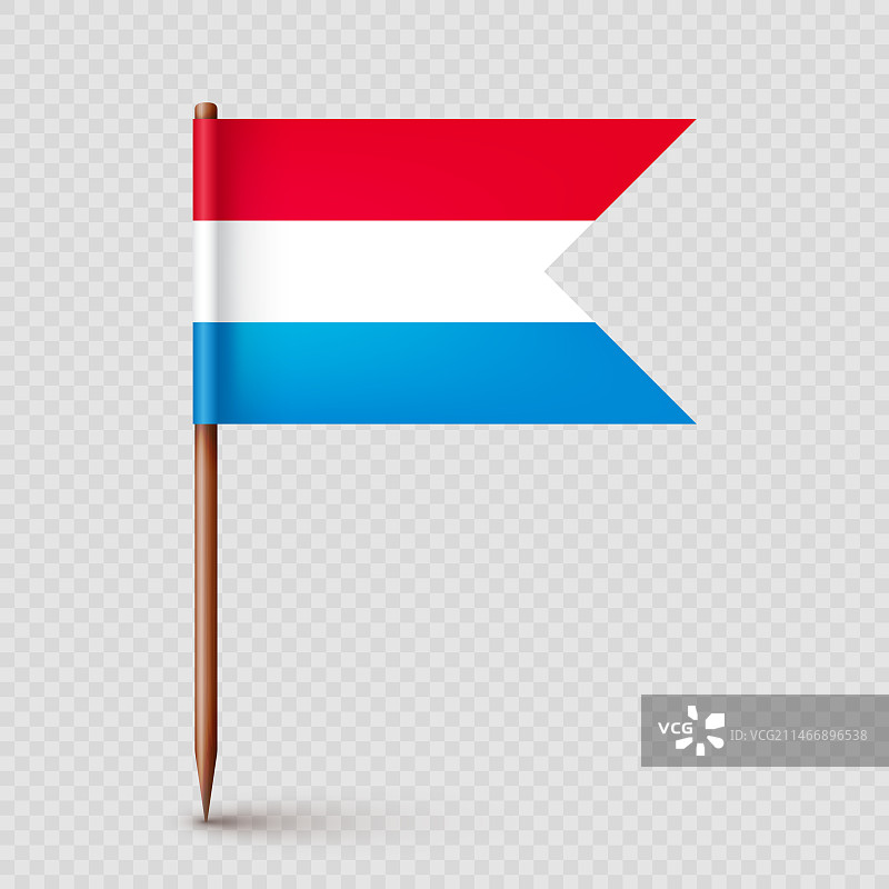 卢森堡牙签旗纪念品图片素材