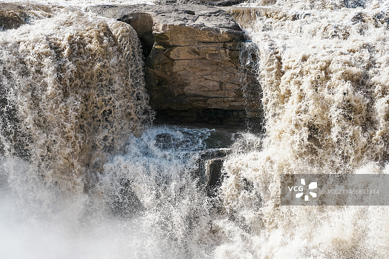 山西临汾吉县黄河壶口瀑布图片素材