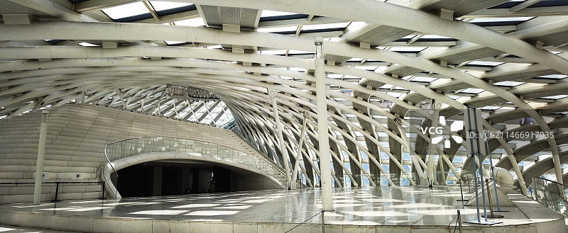 现代建筑线条之䪨.光影空间（北京凤凰国际传媒中心）图片素材