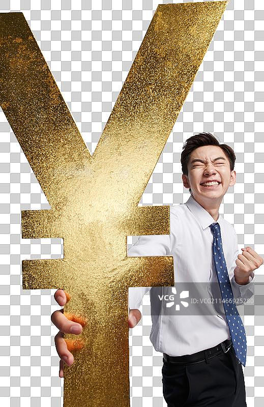 商务青年男人理财图片素材