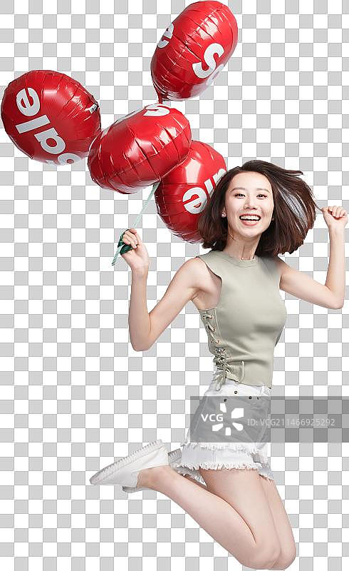 快乐的年轻女孩图片素材