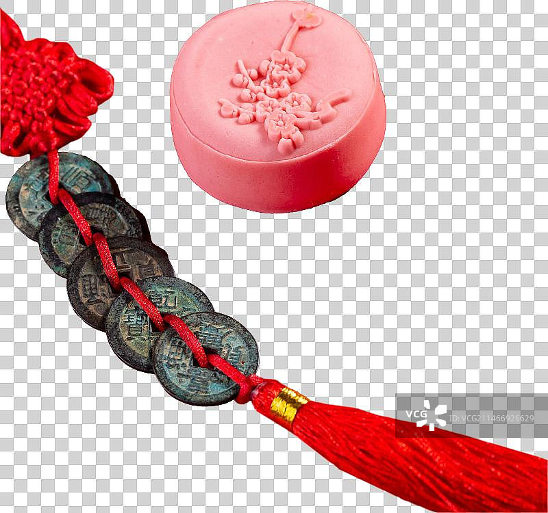 月饼铜钱图片素材