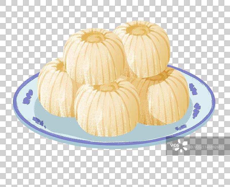 一盘糖瓜粘香炉祭灶神贡品甜品食物小吃图片素材