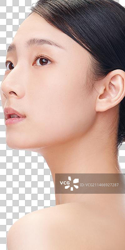 美女妆面肖像图片素材