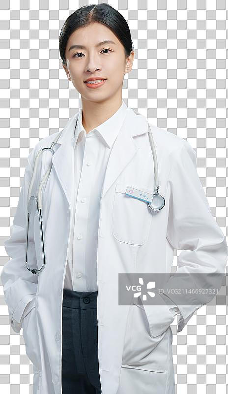 青年女医生肖像图片素材