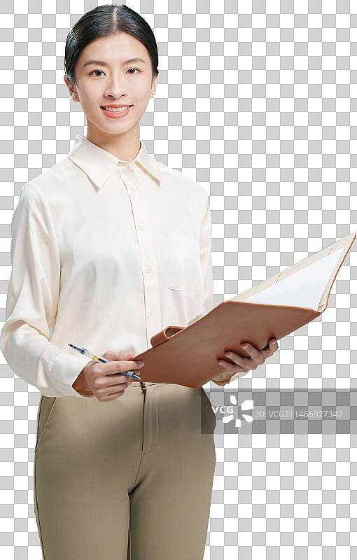 自信的商务女士肖像图片素材