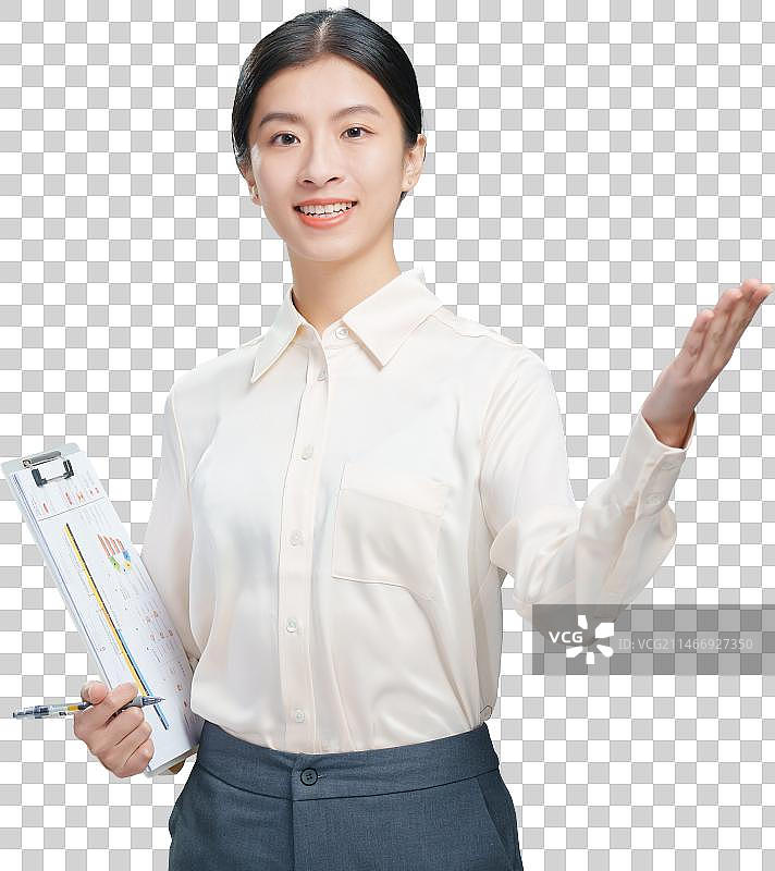 自信的商务女士肖像图片素材