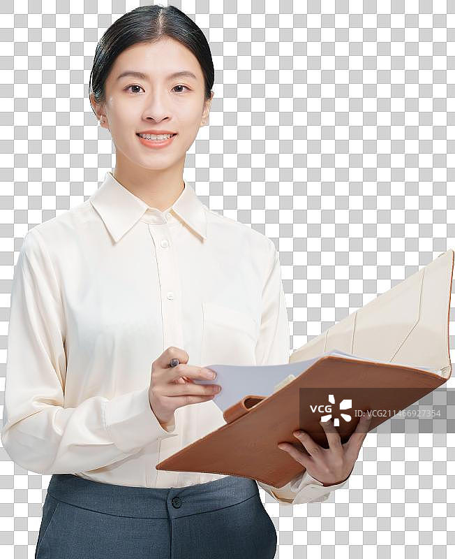 自信的商务女士肖像图片素材