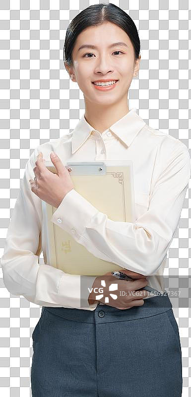 自信的商务女士肖像图片素材