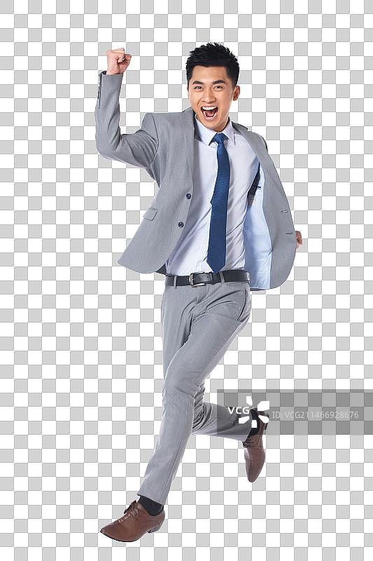 商务男士奔跑图片素材