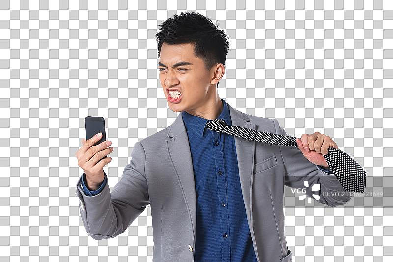 商务男士看手机图片素材