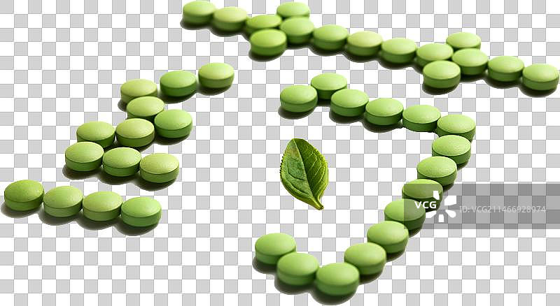 药片组成的药字图片素材