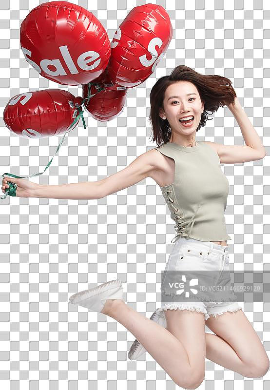 快乐的年轻女孩图片素材