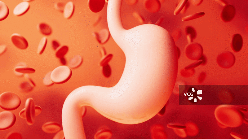 胃部消化系统医疗概念3D渲染图片素材