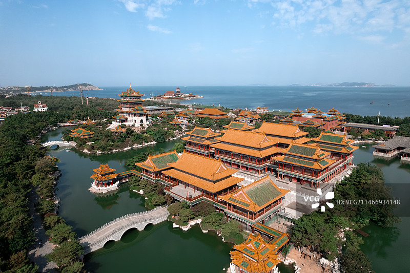 蓬莱三仙宫图片素材